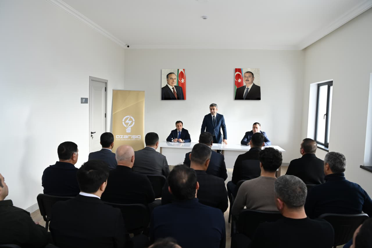 “Azərişıq” nümayəndələri Xankəndində sahibkarlarla görüş keçirib - FOTOLAR